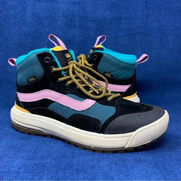 Vans Women's UltraRange Exo Pop Color Black Multi All Weather Boots Size 8 EUC - Picture 1 of 12